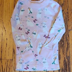Hanna Andersson Pink Bunny Pajamas